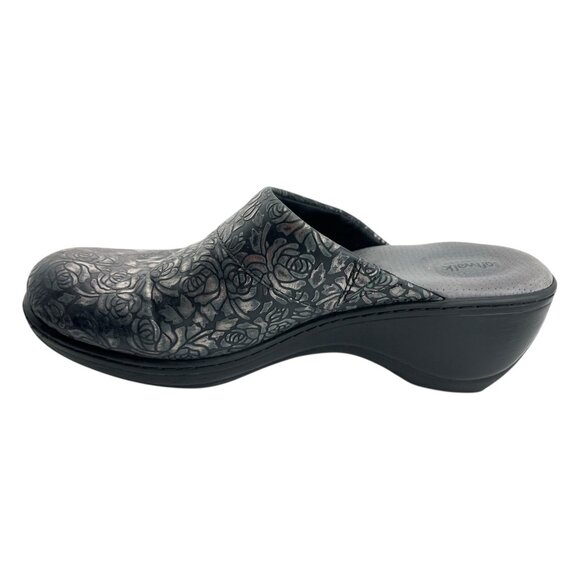 Softwalk Meredith Metallic Leather Rose Design Women's Size 10M - Picture 8 of 10